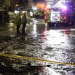 Glasgow Water Main Break Shettleston Road